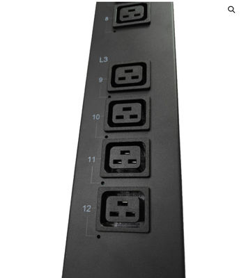 80A Smart Remote Control IPDU Mining PDU 12 Port C19 Outlet Level Monitoring SNMP 415V Three Phase