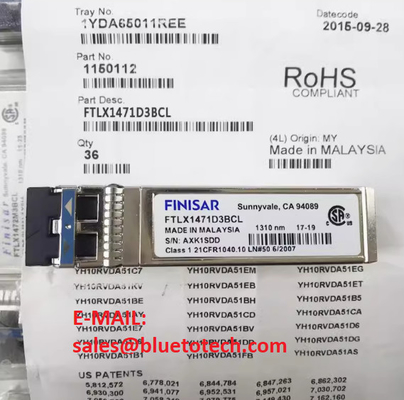 Finisar FTLX1471D3BCL SFP+ 10Gb/s 1310nm 10km émetteur-récepteur optique