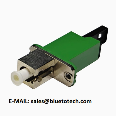 Adaptateur hybride en fibre optique en mode unique vert Simplex E2000/APC à LC/APC en stock