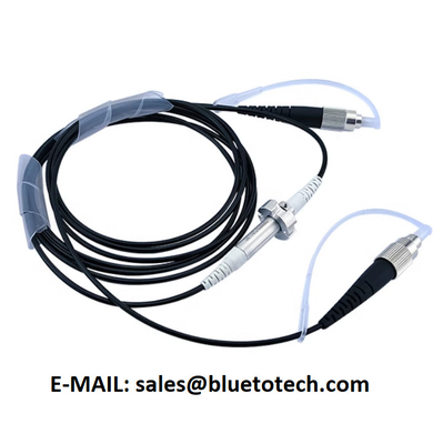 Joints rotatifs en fibre optique Anneaux rotatifs en fibre optique 1Fibre FC Connecteur Modèle unique Longue durée de vie Cable noir