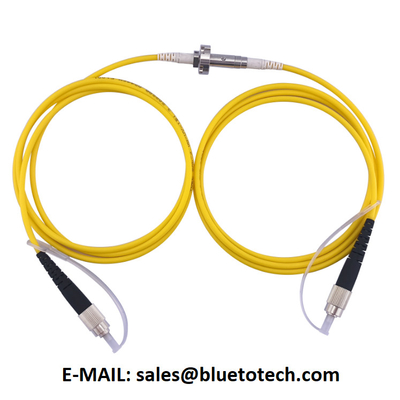 Joints rotatifs en fibre optique 1Fibre FC Connecteur Modèle unique jaune Couleur rotative en fibre optique