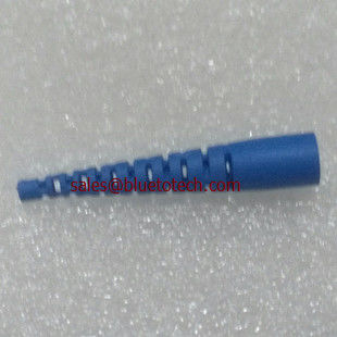 Le Sc optique de fibre a rainé des bottes de Sc 0.9mm Soltted de bleu de la botte 900µm pour la corde de correction optique de fibre