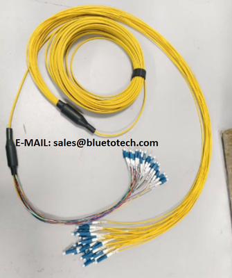 24 cœurs en mode unique LSZH Cordon de patch optique à fibre optique LC 0,9 mm à LC 2,0 mm