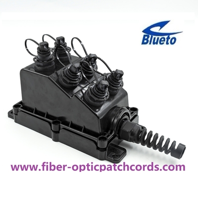 Clôture de fibre optique optique imperméable gauche de la boîte de distribution de FTTA FTTX 6 5G